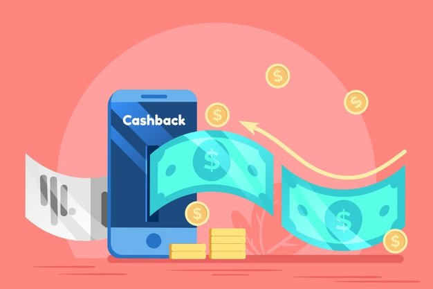 [ai] Cashback concept Free Vector