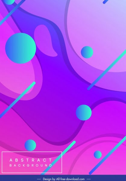 [ai] Geometrical abstract background template colorful modern design Free vector 2.94MB