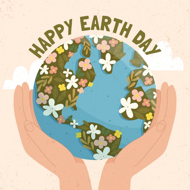 [ai] Hand drawn mother earth day background Free Vector