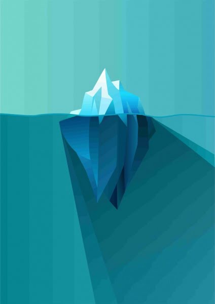 [ai] Iceberg Free vector 648.35KB