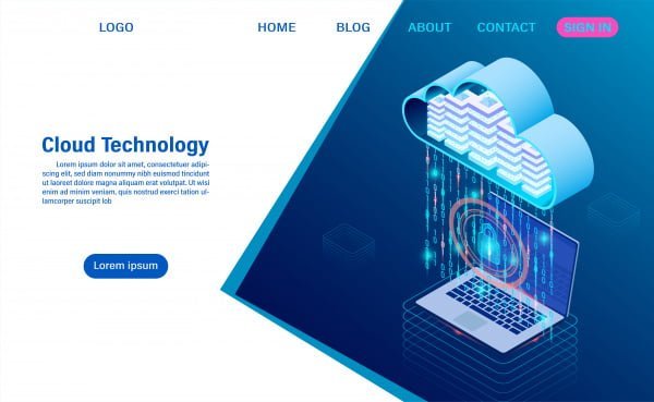 [ai] Modern cloud technology and networking concept online computing technology big data flow processing concept internet data services vector illustration Free vector 6.78MB