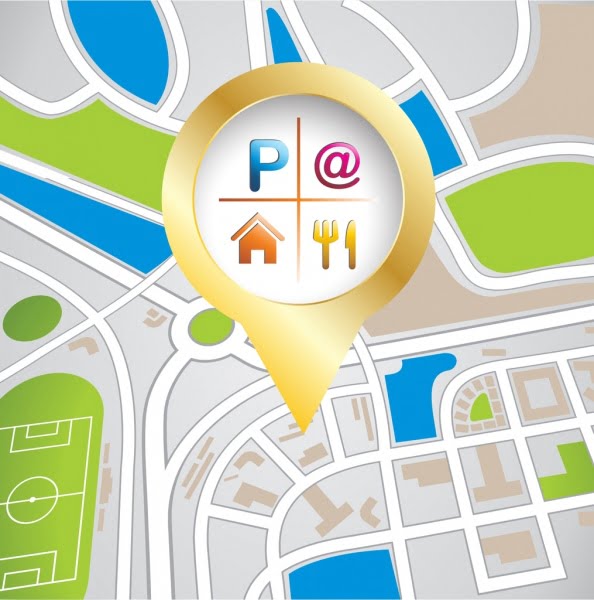 [ai] Navigation map background shiny oval city layout Free vector 3.08MB