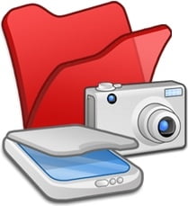 [icon] Folder red scanners cameras Free icon 102.56KB