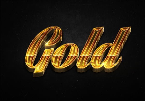 [psd] 93 3d shiny gold text effects preview Free psd 2.48MB
