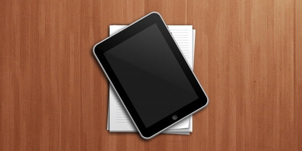 [psd] IPad and Paper Stack Icon Free psd 5.18MB
