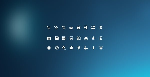 [psd] Mini Glyph Icons Free psd 1.08MB