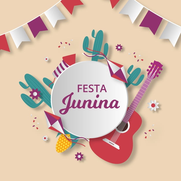 [ai] Flat style june festival event Free Vector