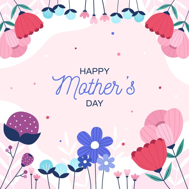 [ai] Floral mother’s day concept Free Vector