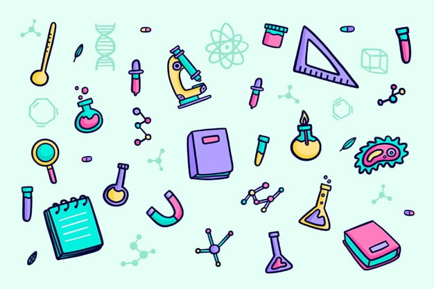 [ai] Hand drawn design education background Free Vector