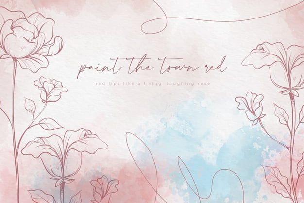 [ai] Watercolor flowers background in pastel colors Free Vector