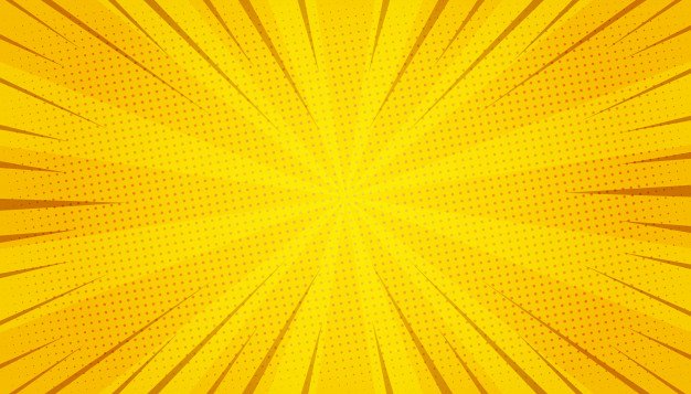[ai] Abstract yellow comic zoom Free Vector