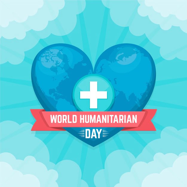 [ai] World humanitarian day concept Free Vector