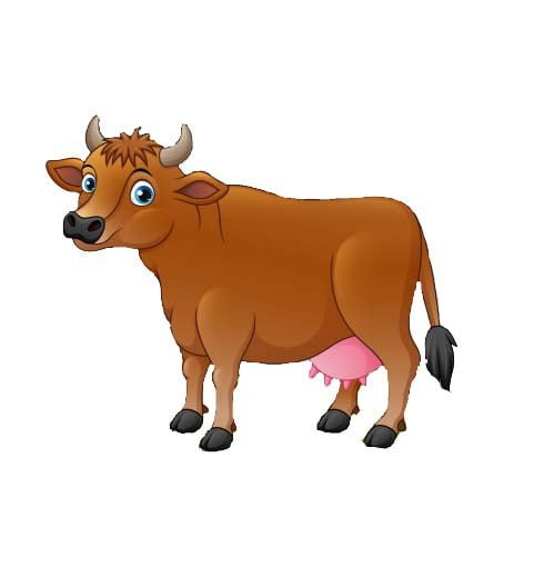 [psd] A cute cow psd file Free psd 5.92MB