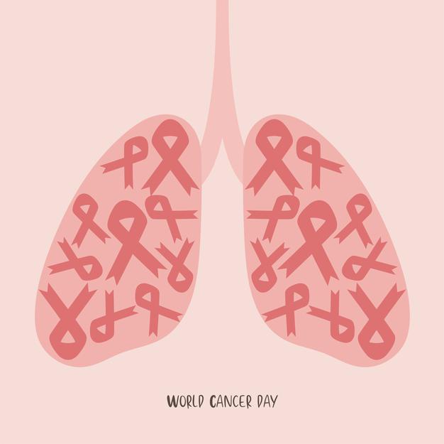 [ai] World lung cancer day. Free Vector