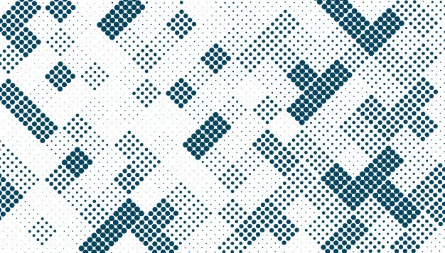 [ai] Random square halftone pattern Free Vector